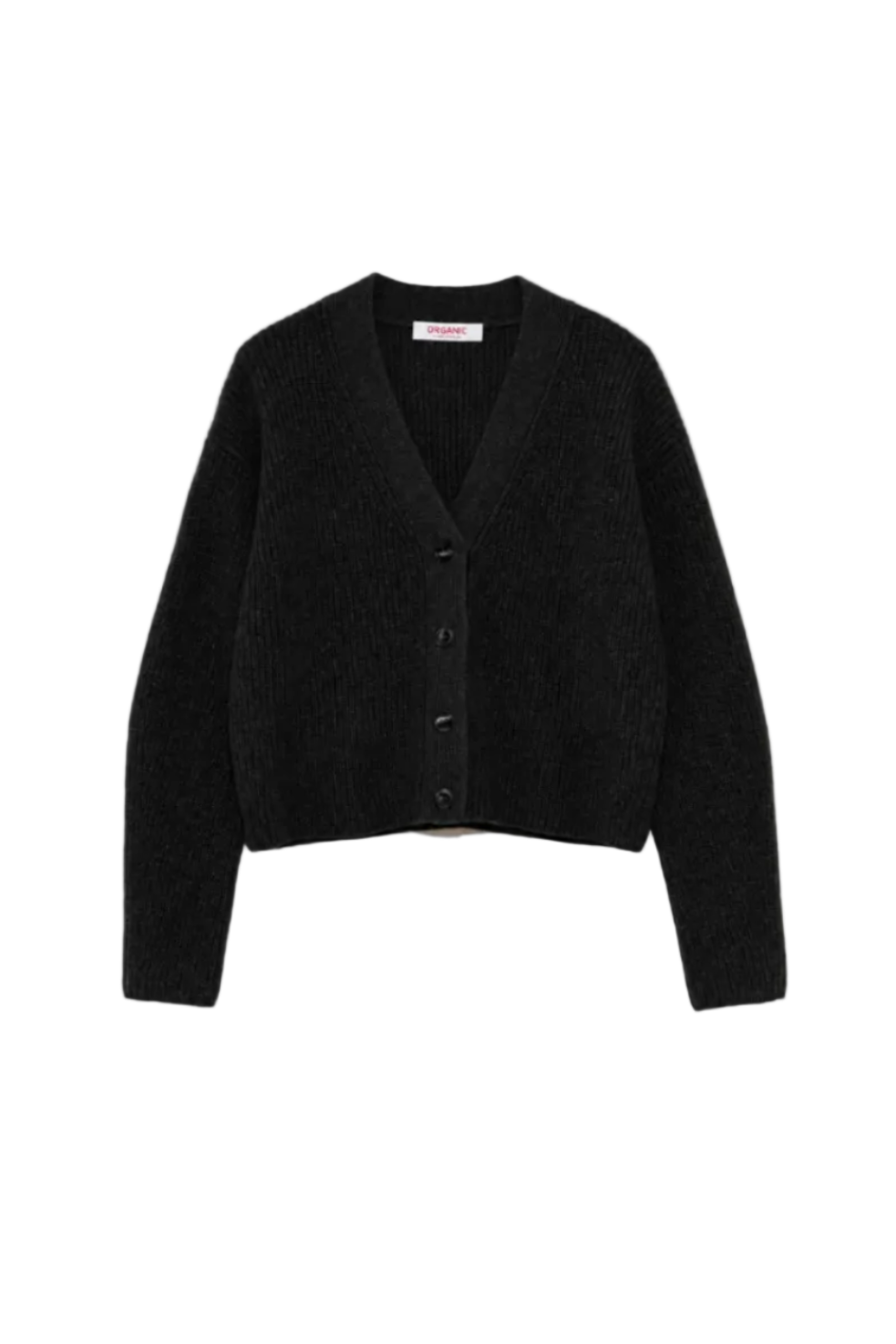 Merino Cashmere Elena Ribbed Cardigan