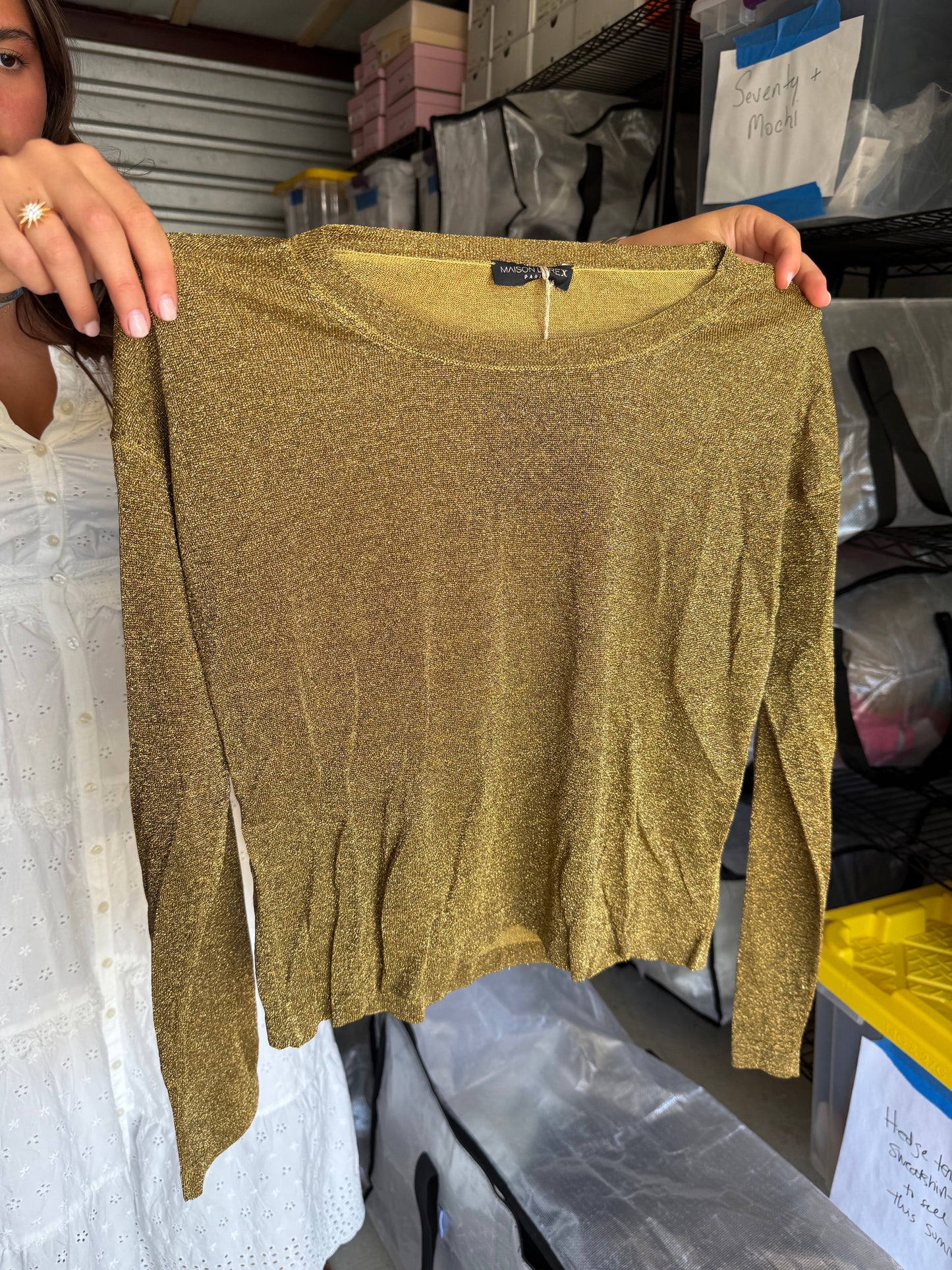 Gala Longsleeve Shirt in Gold
