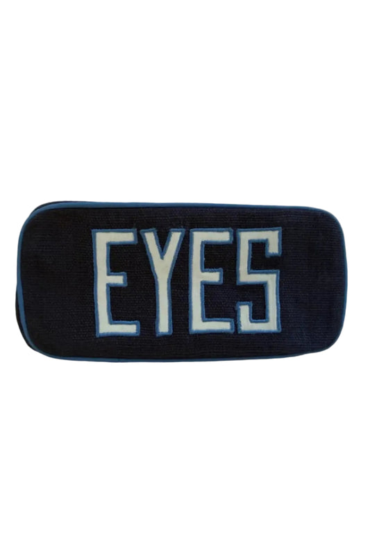 "EYES" Double Eyeglass Case