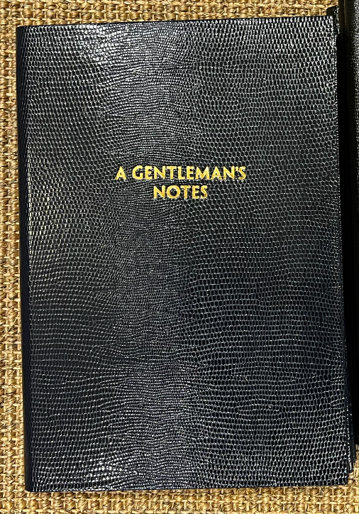 Notebook - Gentleman's Notes