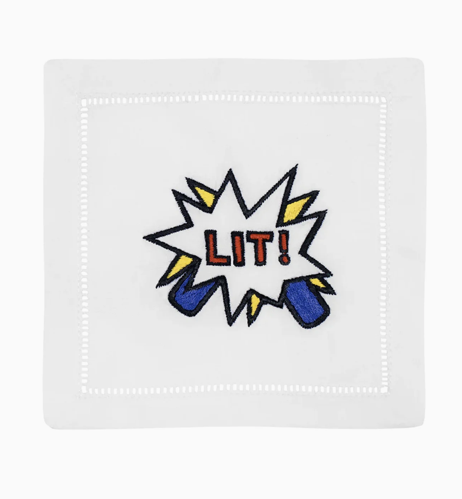 Lit Cocktail Napkins