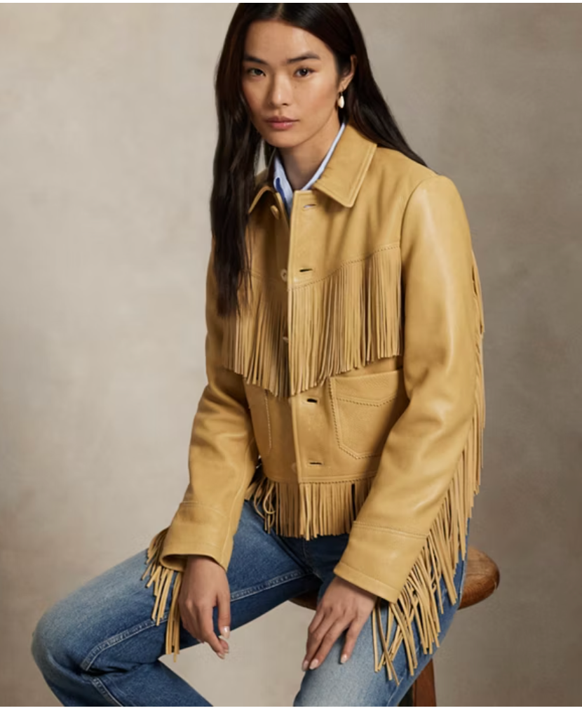 Fringed Leather Jacket