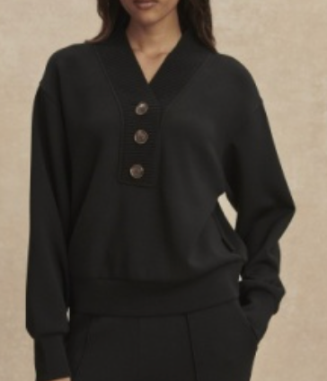 Lucine Button Sweat