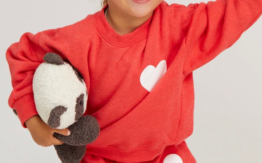 HEART SWEATSHIRT - KIDS