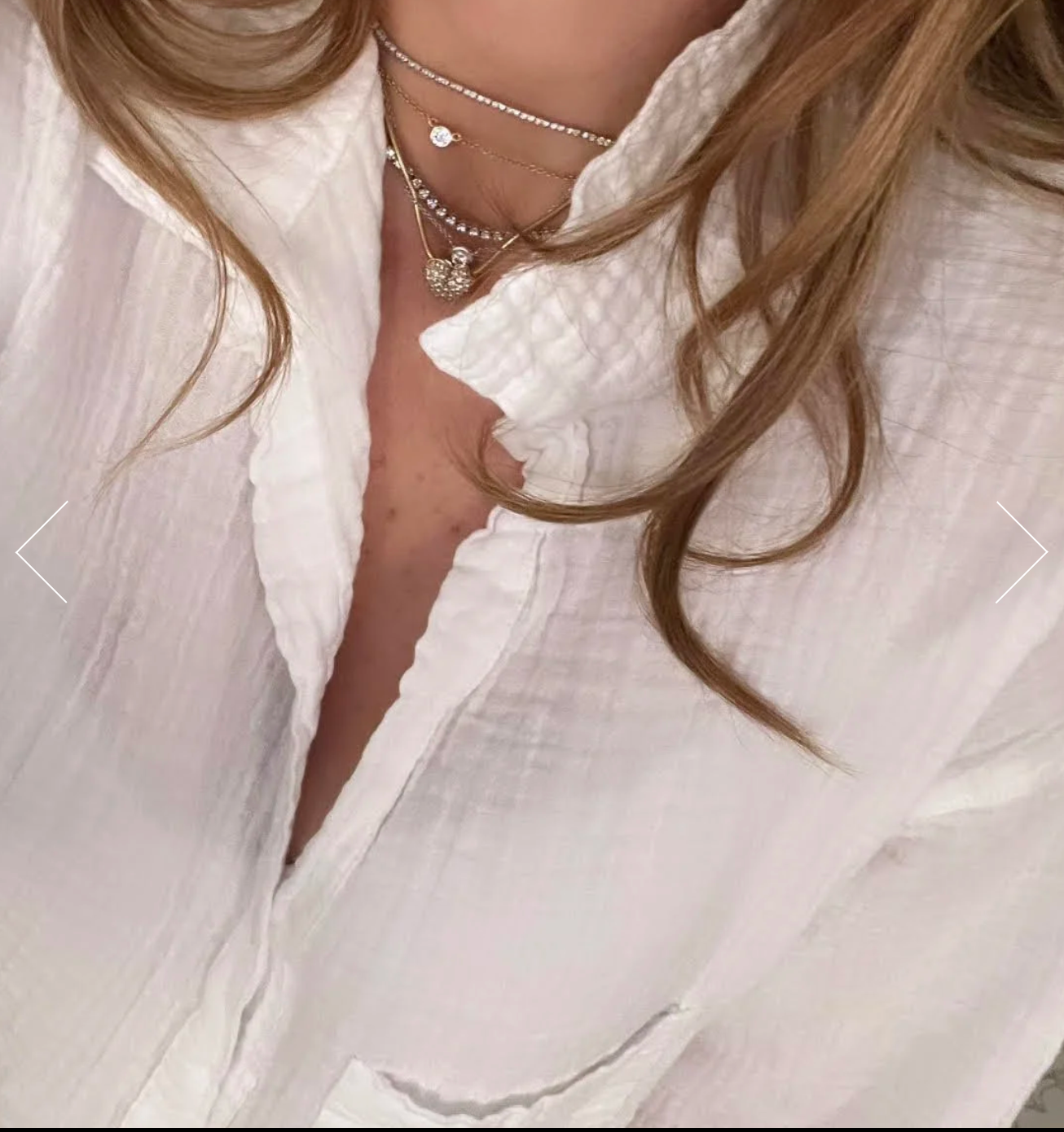 Muslin Boyfriend Button Down Shirt