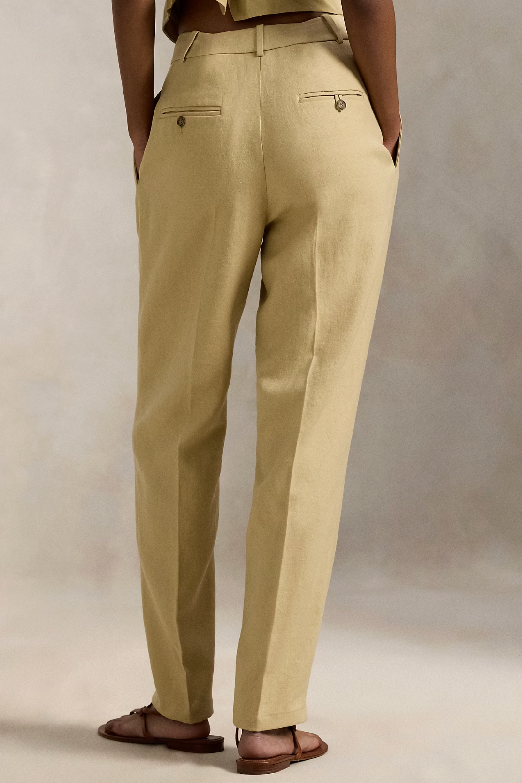 Hemp Pleated Tapered Pant