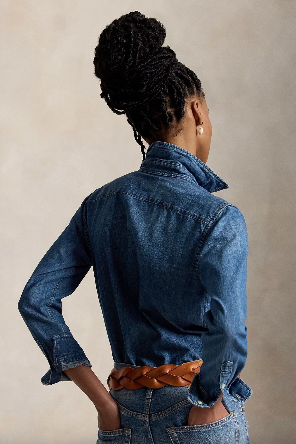 Slim Fit Denim Shirt