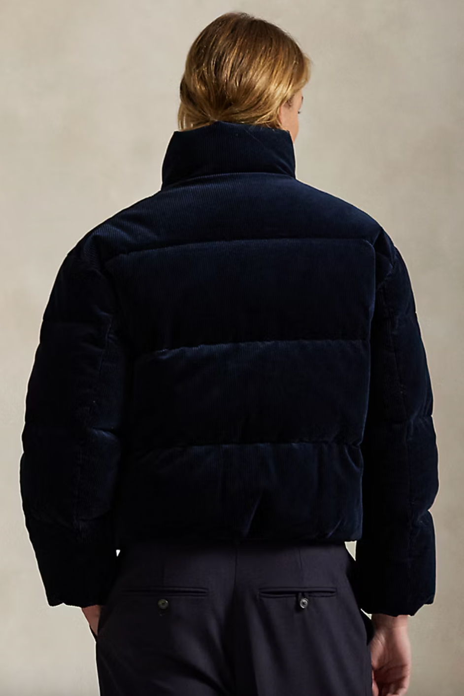 Corduroy Puffer Coat