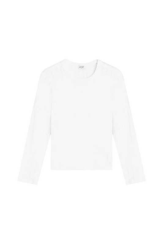 Pointelle Slim Fit Long Sleeve