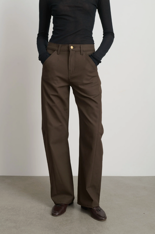 Lange Lasso Jeans in Brown