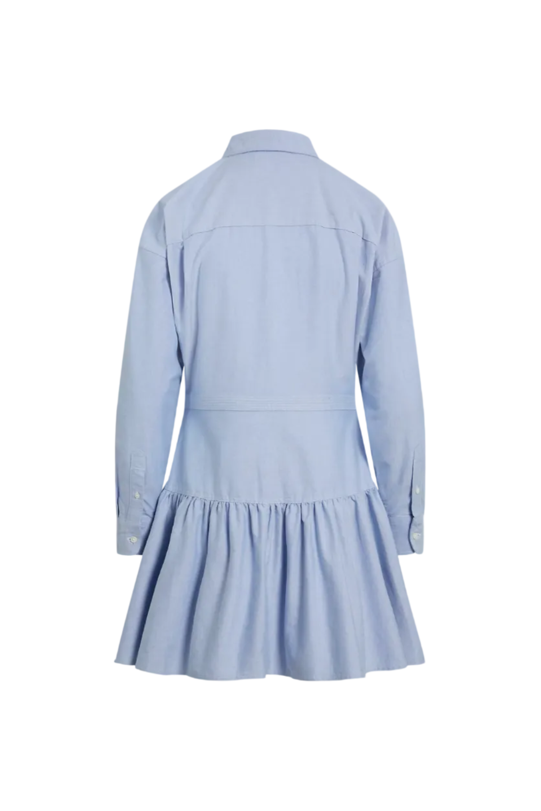 Cotton Oxford Paneled Shirtdress