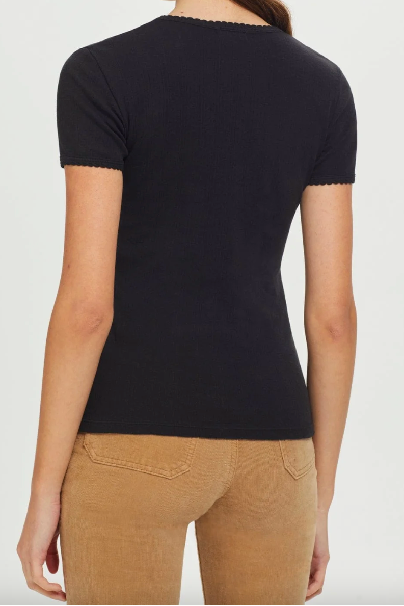 Pointelle T Shirt