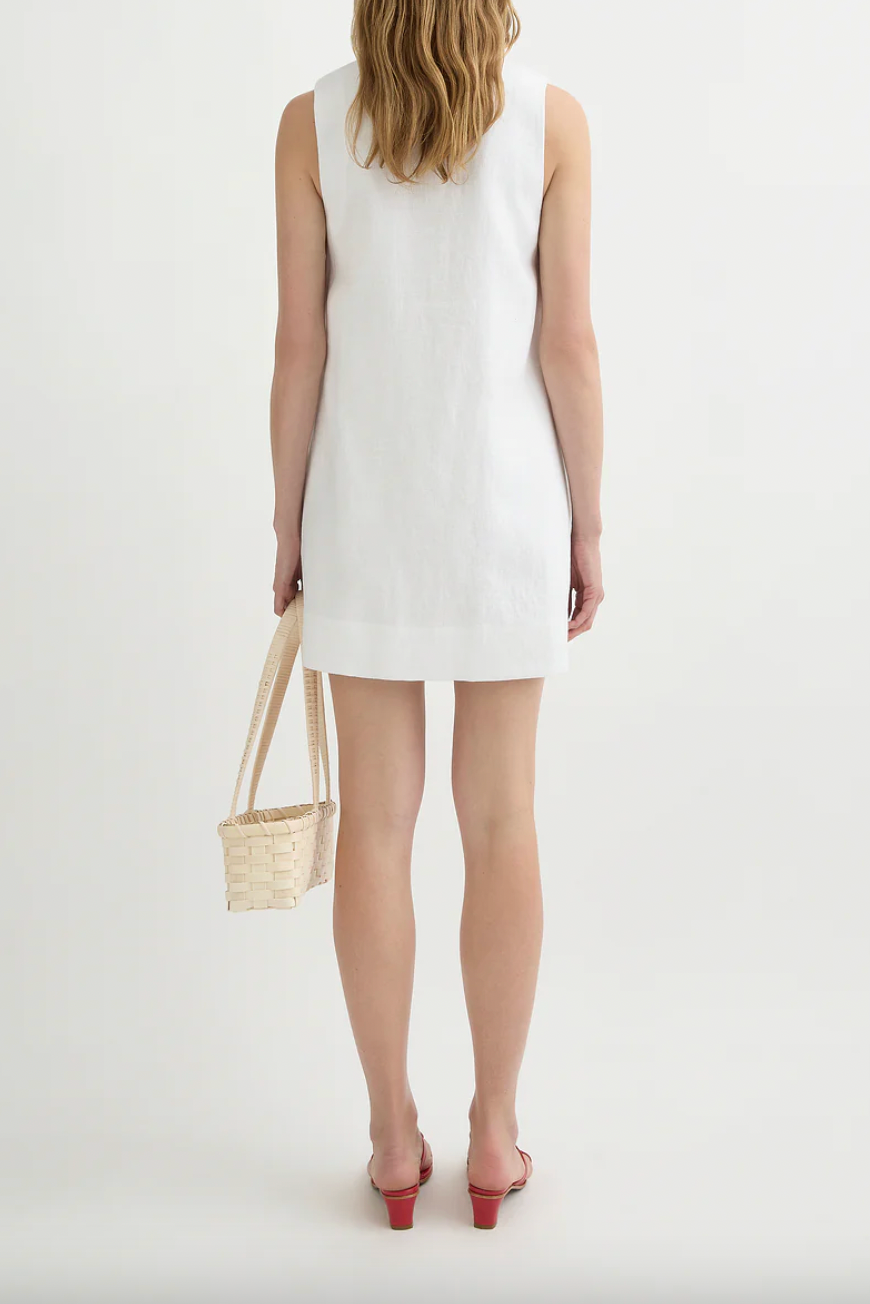 Nancy Mini Dress in Ivory