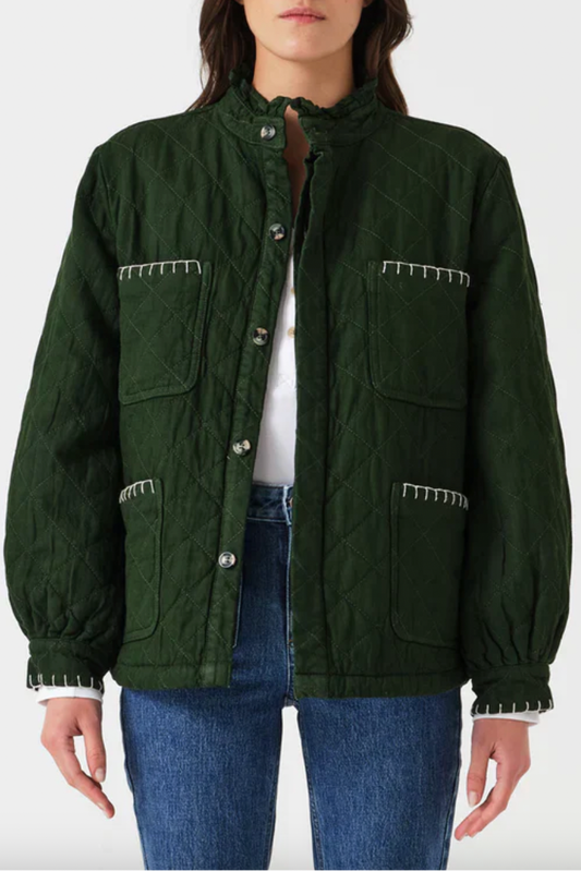 Quilted Pablo Jacket in Dark Pine