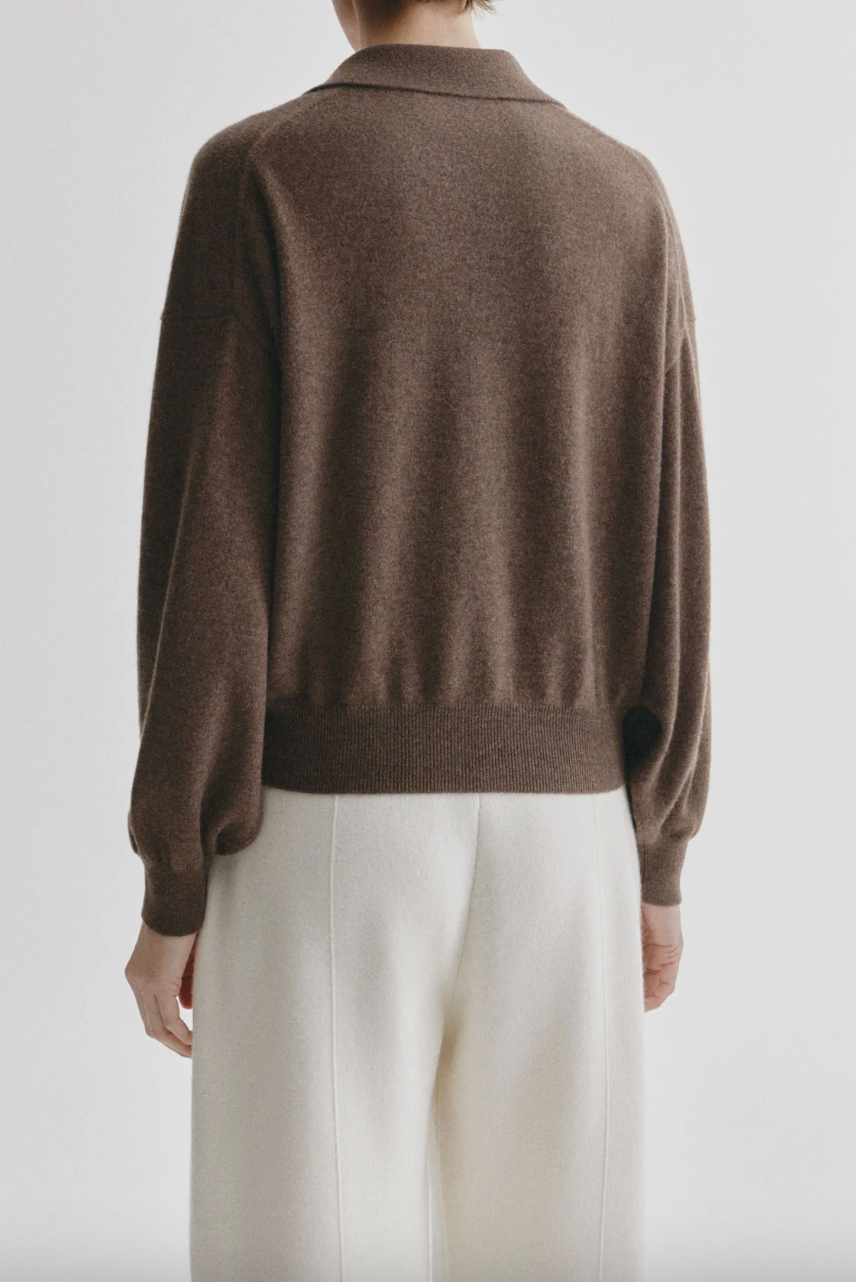 Katriel Sweater in Dark Truffle