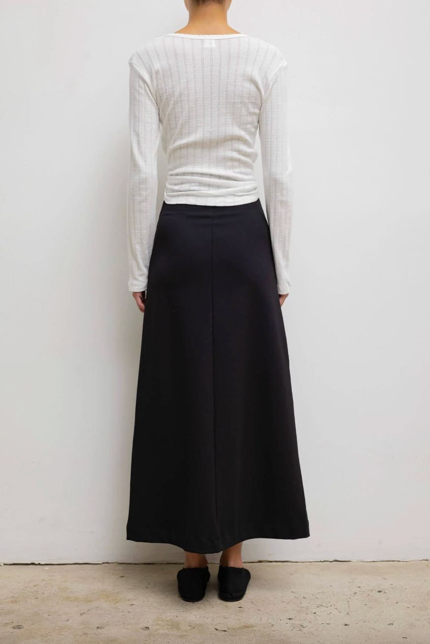 Pointelle Slim Fit LS