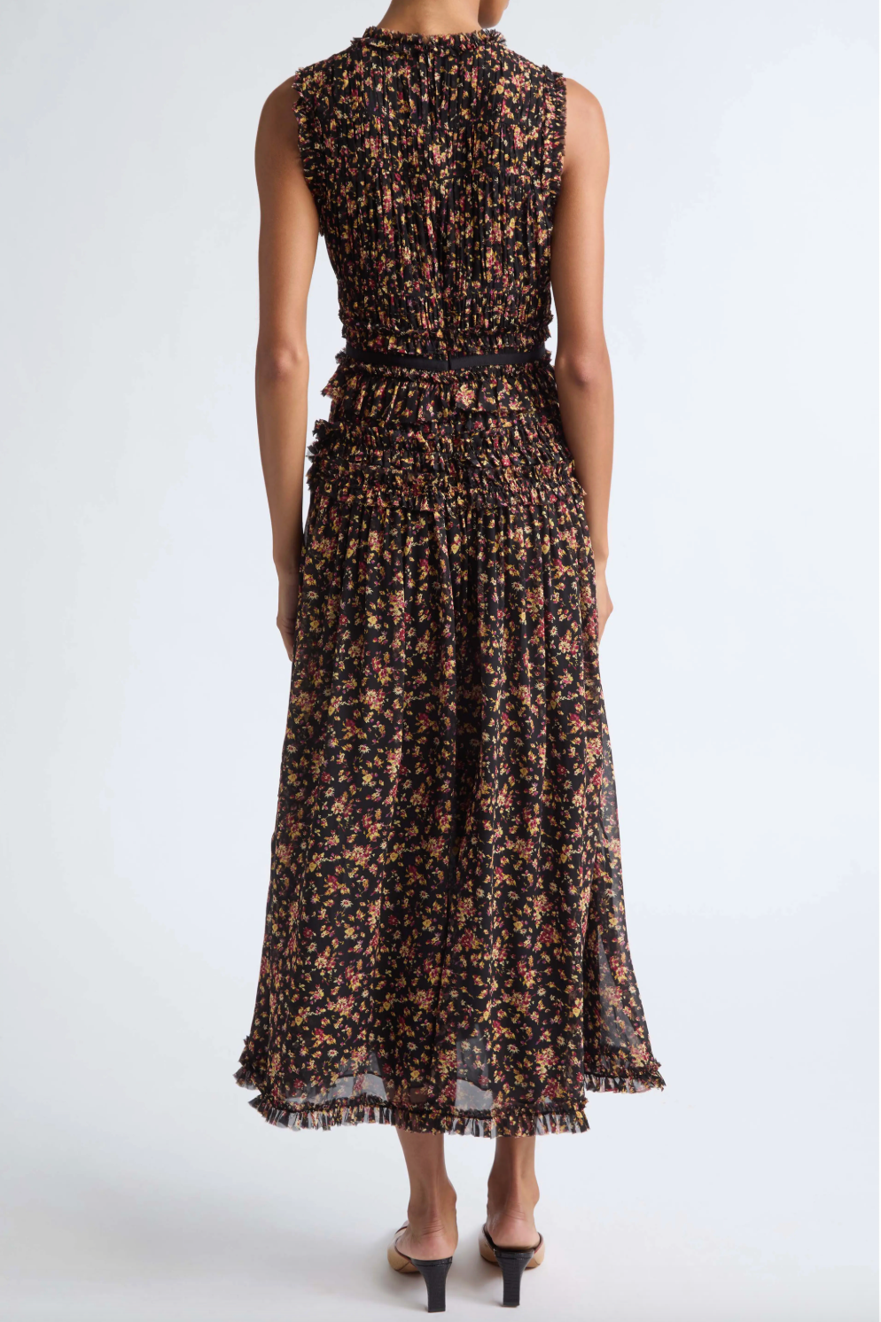 Etta Sleeveless Silk Dress