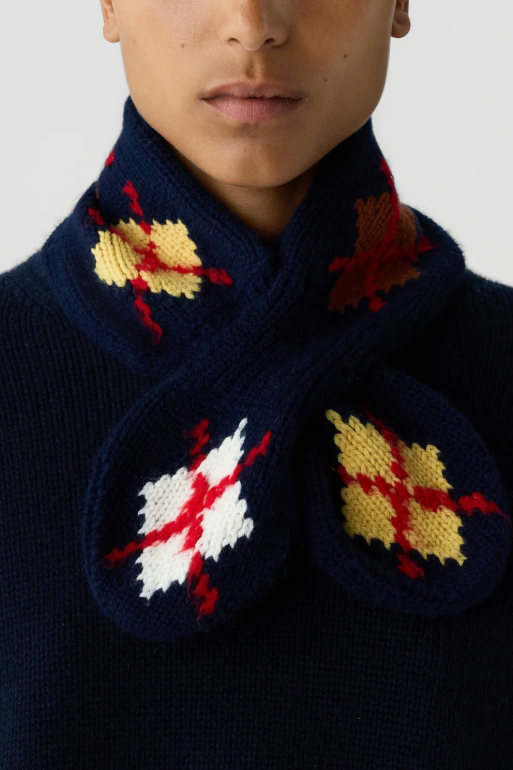 Argyle Bowtie Scarf