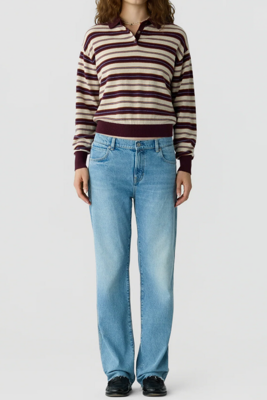 Collegiate Stripe Polo