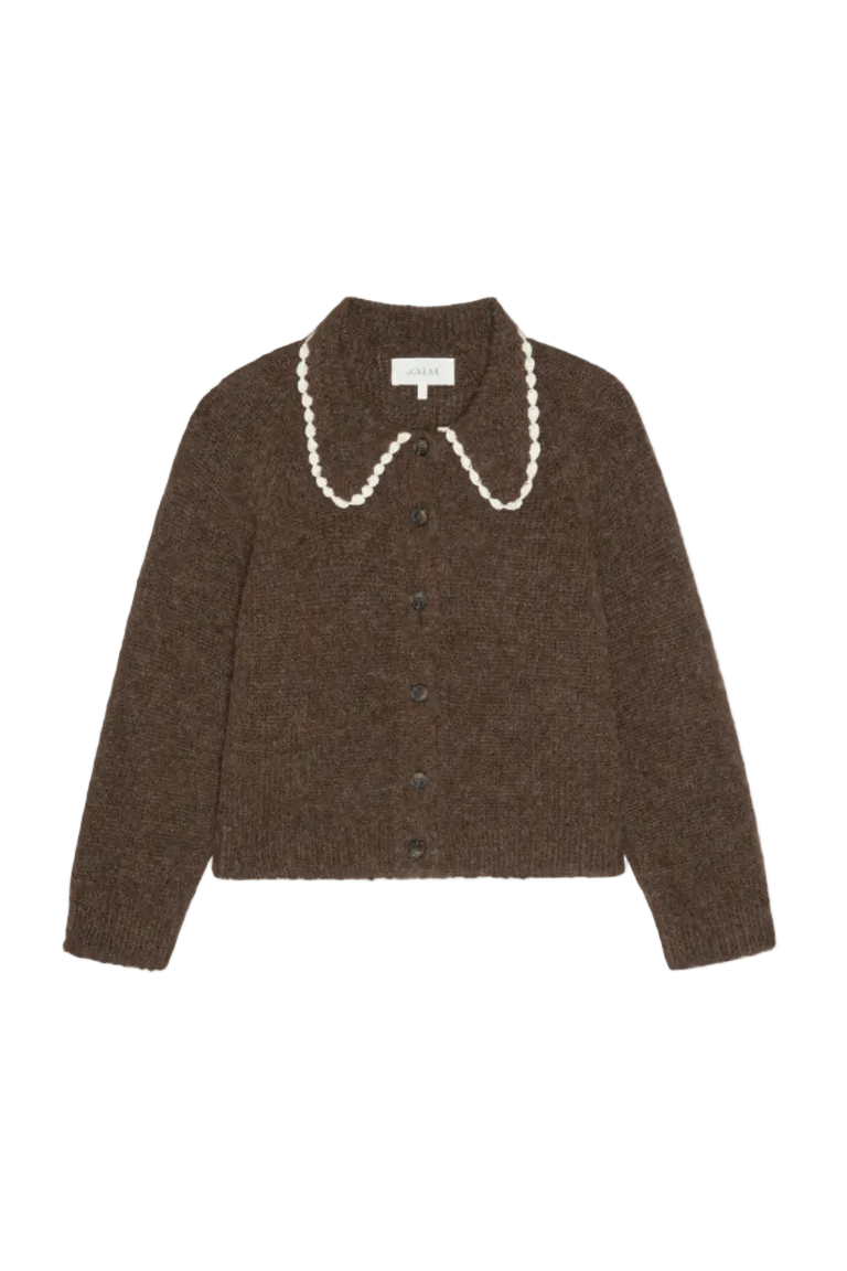 The Crochet Collar Cardigan