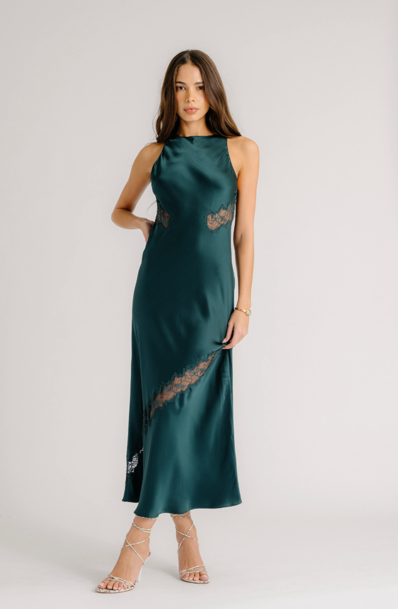 Isadora Silk Midi Dress