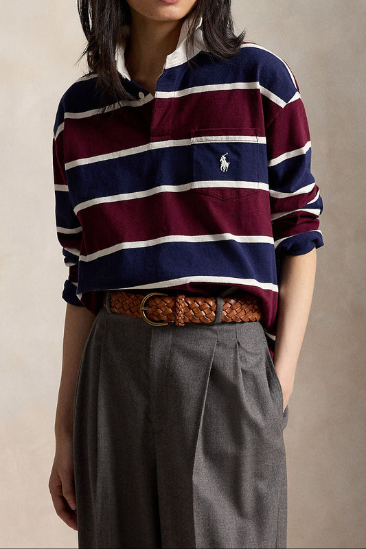 Oversize Cotton Rugby Shirt