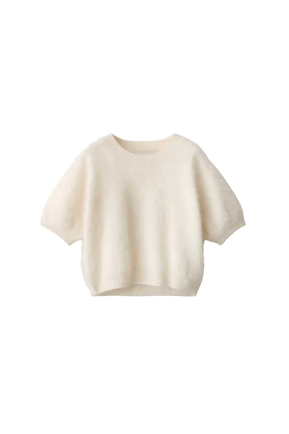 Juniper Sweater in Cream Brushed
