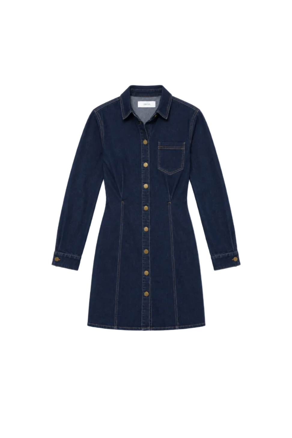 Calista Button Up Denim Dress