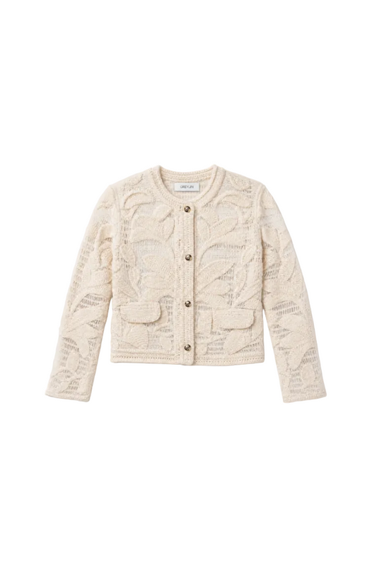 Sutton Open Crochet Cardigan