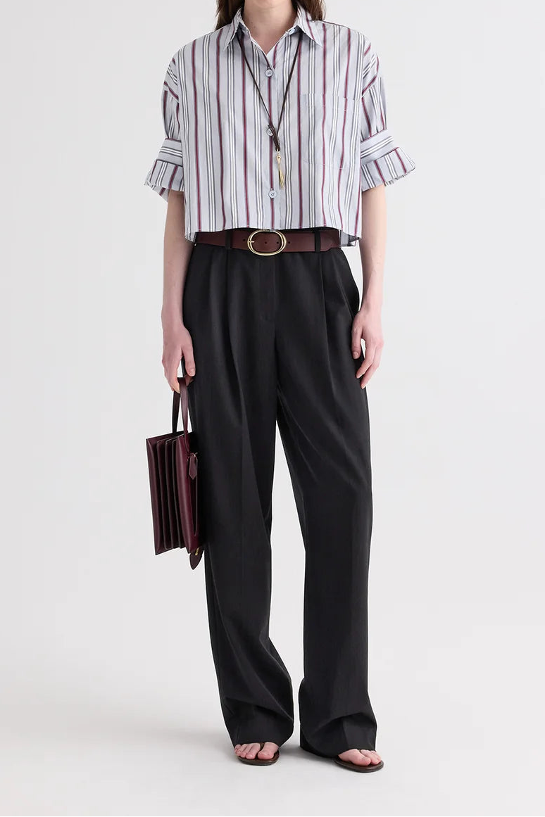 Next Ex Shirt in Lt Gry Multi