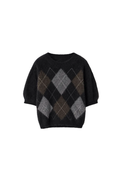 Juniper Argyle Sweater