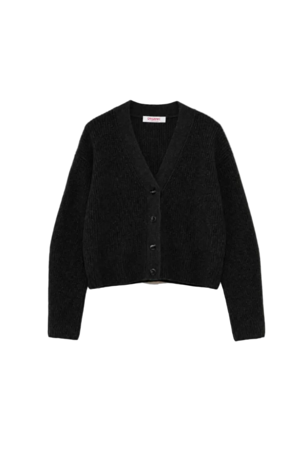 Merino Cashmere Elena Ribbed Cardigan