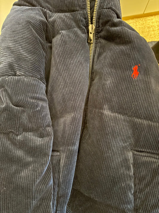 10 Wale STR CORD Puffer Coat