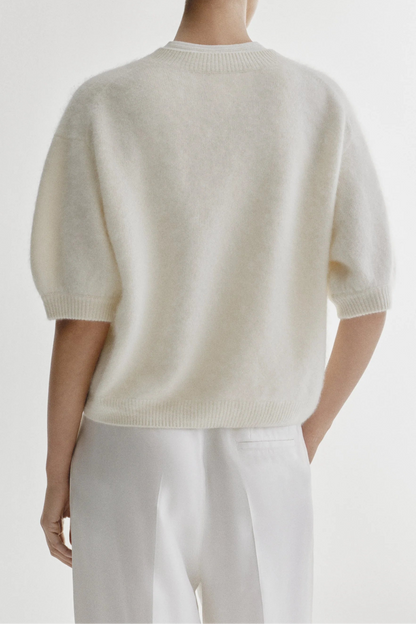 Juniper Sweater in Cream Brushed