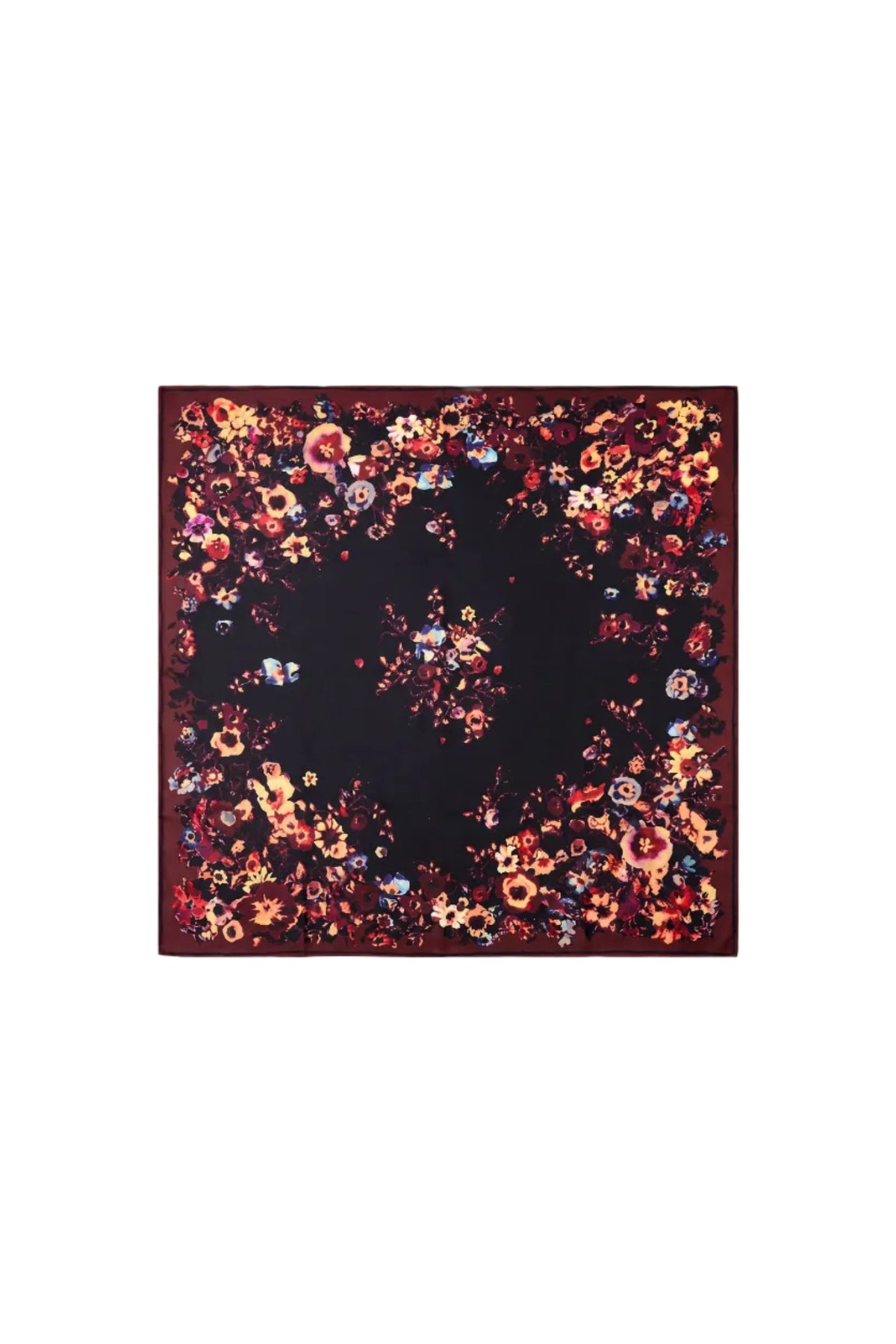 Chiara Silk Square Scarf in Amaranthus