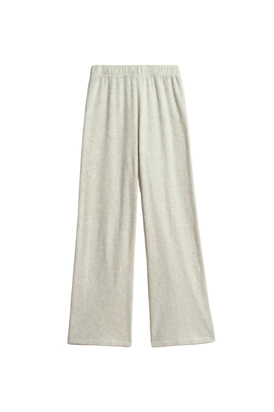 Zephyra Terry Flare Pants in Oatmeal