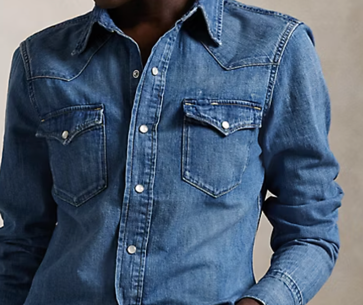 2X1 DENIM-STANDARD-LONG SLEEVE-BUTTON FRONT SHIRT