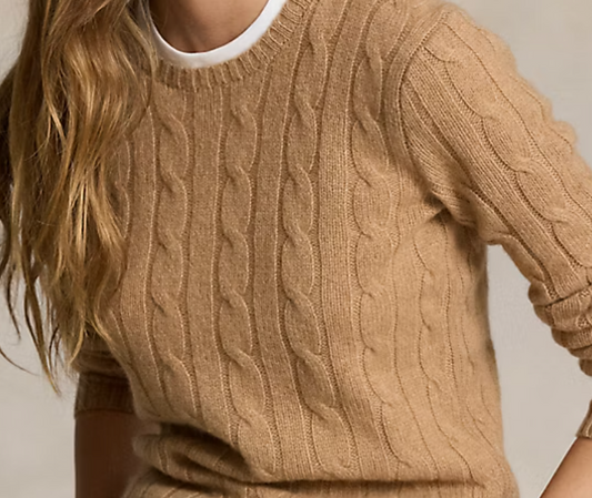 Cable Cashmere Sweater