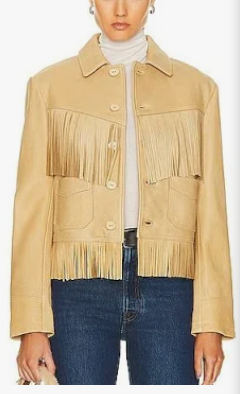 Fringed Leather Jacket