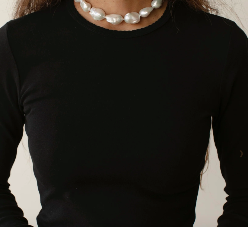 Baby Rib Scallop L/S TShirt