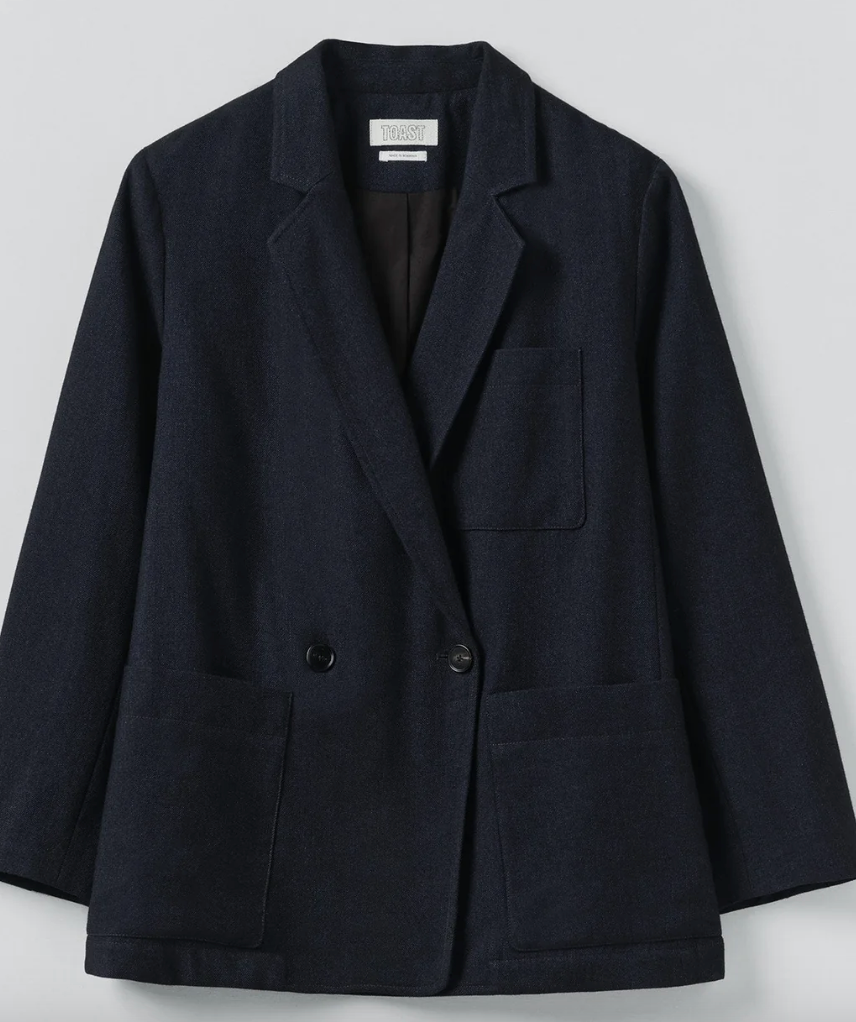 Wool Double Breasted Jacket