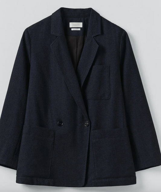 Wool Double Breasted Jacket