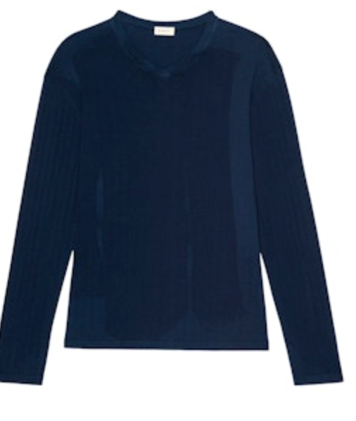 The Pointelle V-Neck Longsleeve