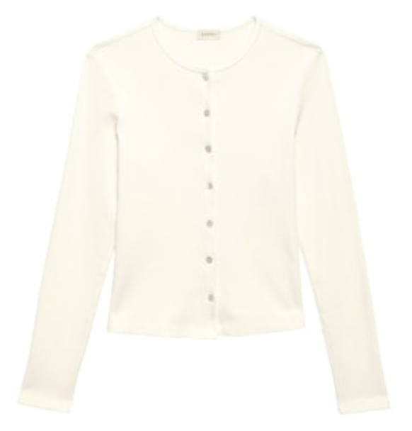 Rib Cardi Top