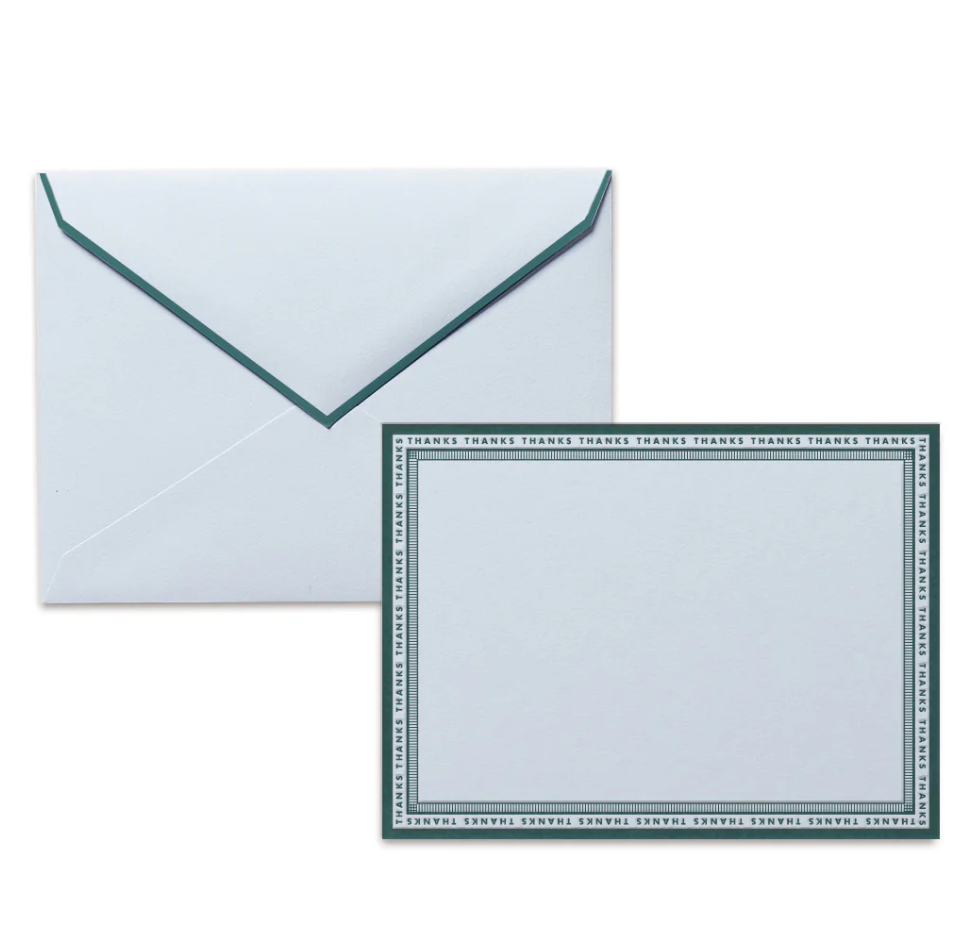 Ticker Tape Thank you Stationery Box Set