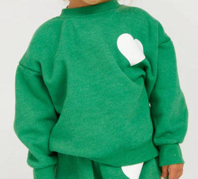 HEART SWEATSHIRT - KIDS