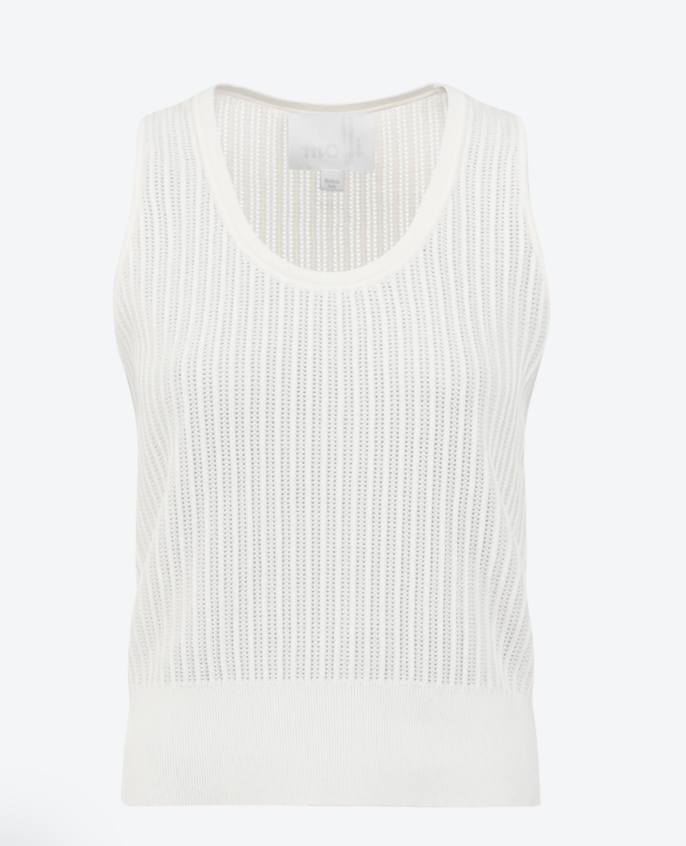 Ete Pointelle Knit Tank