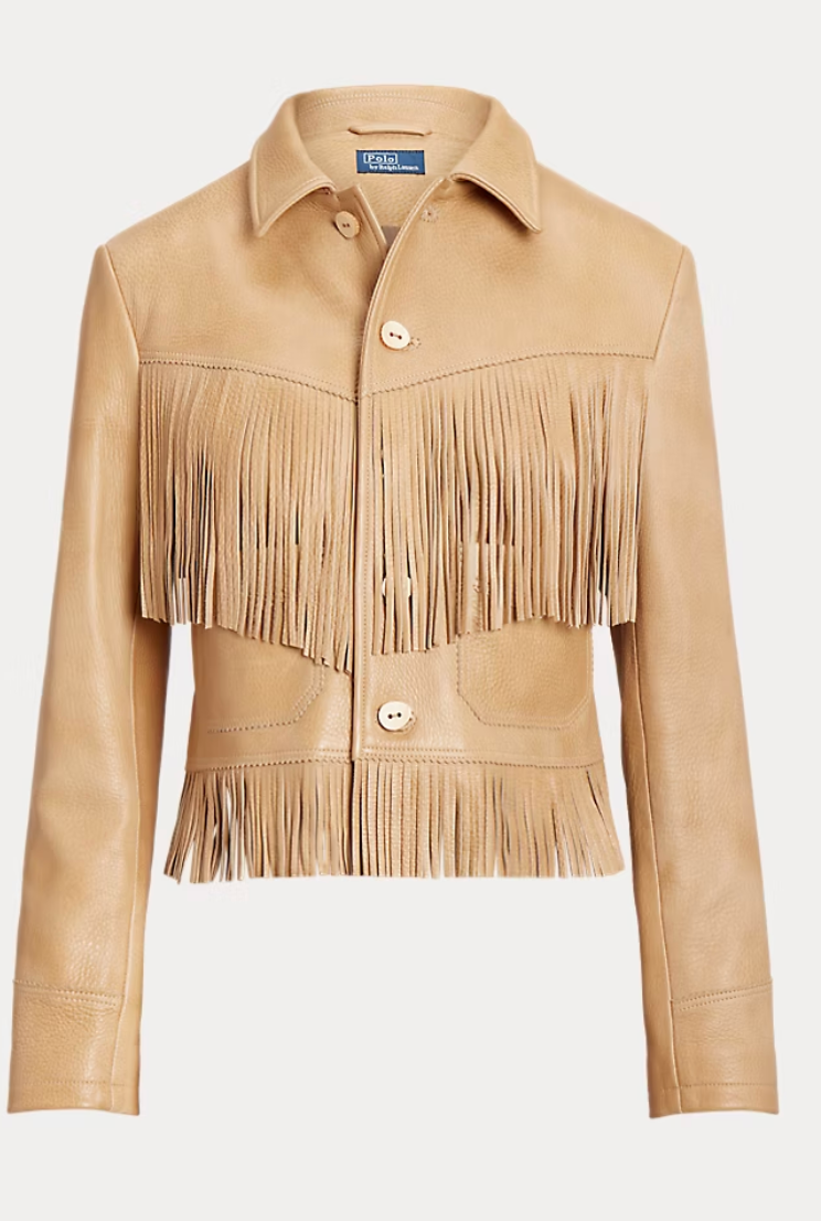 Fringed Leather Jacket
