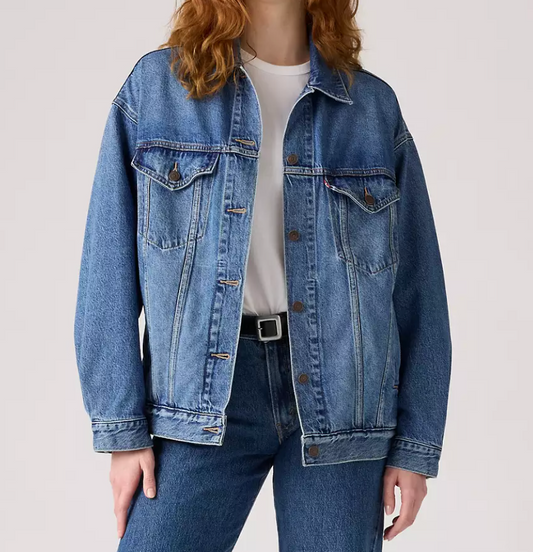 Vintage Denim Trucker Jacket