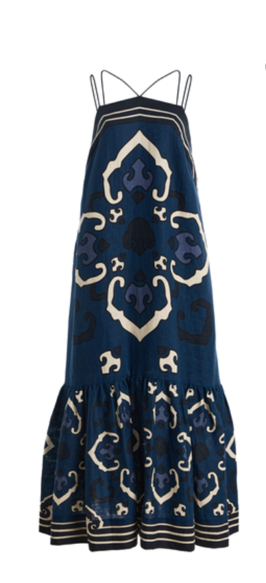 Blaise Print Spaghetti Strap Dress